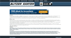 Desktop Screenshot of blitzer-karten.de